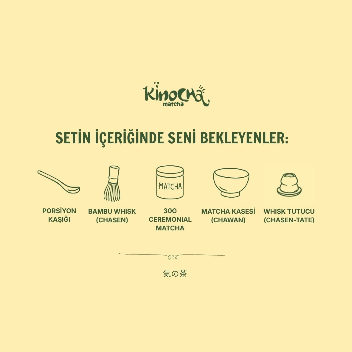 Seremoni Seti - Yeşil Benekli (Özel Koleksiyon)